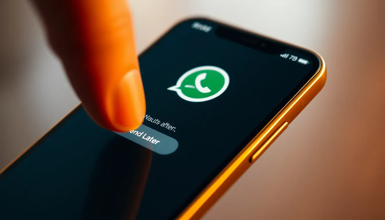 programar mensajes whatsapp iphone